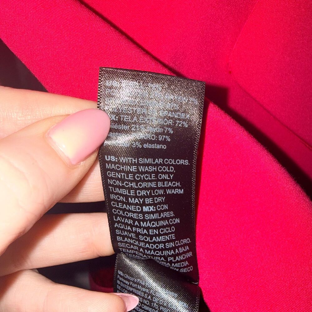 White House Black Market WHBM Editor Blazer - Hot Pink 10 - Picture 7 of 7